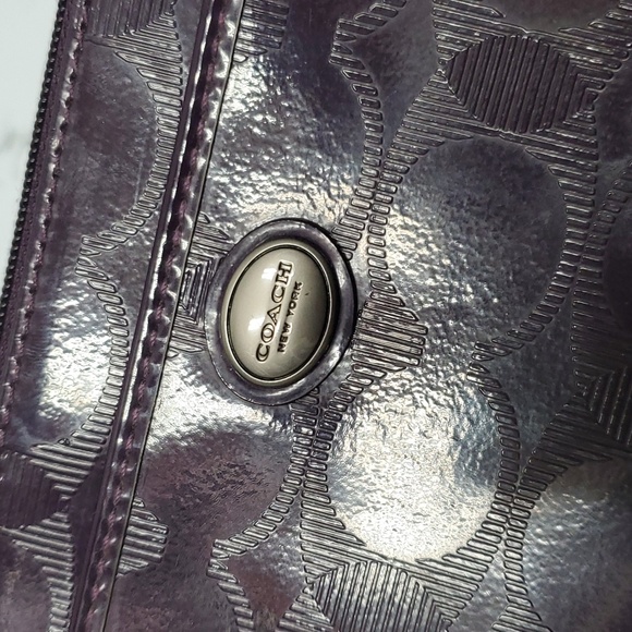 Coach Wristlet in Dark Purple - Picture 3 of 13